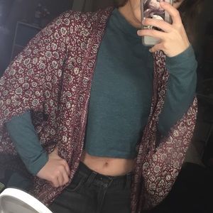 american eagle shawl/kimono